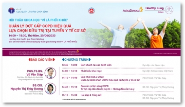 Thông báo về việc tổ chức Hội nghị khoa học Hội Hô hấp Việt Nam - Hội Phổi Pháp Việt năm 2023